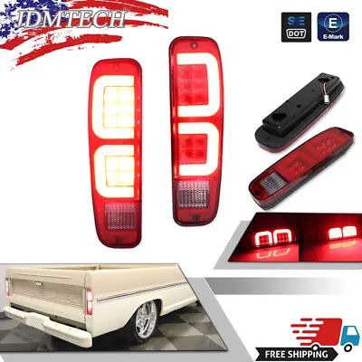 Red For 1973-1979 Ford F150/F250/F350 Bronco E100 E150 E250 E350 LED Tail Lights • $88.99