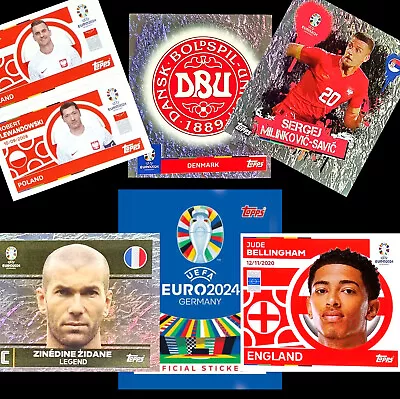 Topps UEFA EURO 2024 Germany Sticker - Single Sticker To Choose From 2/3 • $1.06