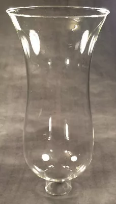 Clear Glass Hurricane Lamp Shade Candle Chandelier Sconce Light 5  X 10   HS706 • $37.95