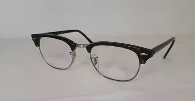 RAY-BAN RB5154 CLUBMASTER EYEGLASS/SUNGLASS FRAMES 51 21/145 Tortoise & Silver • $49.99