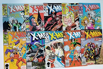 Uncanny X-Men #210-219 Lot (1986 Marvel) 210 211 212 213 214 215 216 217 218 219 • $75