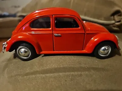 Classic Volkswagen Red Beetle Bug Ss7707 Sunnyside 1/24 Doors Open • $5.99