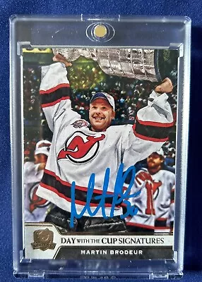 2019-20 Martin Brodeur Day With The Cup Signatures Auto SP • $290.58