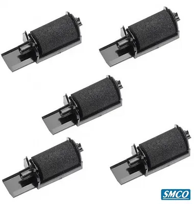 Pack Of 5 SAMSUNG SAM4S ER100 INK ROLLERS Cash Register BLACK By SMCO • £10.25