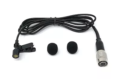 Black Omni-directional Tie Clip Lapel Lavalier Microphone For Audio-Technica • $21.50