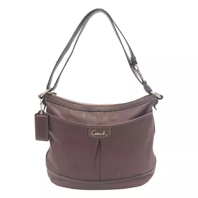 Coach Handbag Shoulder Bag F19726 Women's Brown • £72.64
