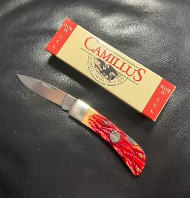 NOS 2002 Camillus 61 Single 2.25  Blade Knife With Box Papers Made In USA • $49