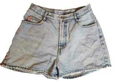 Vintage Bongo Wet Seal High Rise Denim Distressed Shorts Size 28 • $19.99