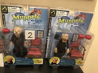 Palisades 2003 Jim Henson's The Muppets Series 6 Waldorf & Statler Pair New NISP • $99