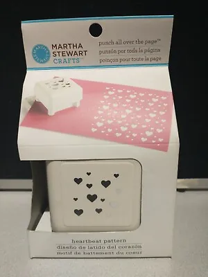 HEARTBEAT PATTERN Martha Stewart Punch All Over The Page 42-91009 Valentine NEW • $39.99