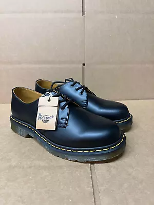 Dr. Martens 1461 3 Eye Leather Oxfords 11838002 BLACK SMOOTH - Men's Sizes • $110