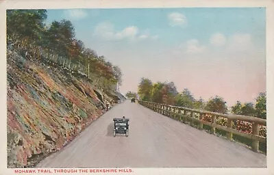 Mohawk Trail Through The Berkshire Hills Mass. Vintage White Border Post Card  • $10.35