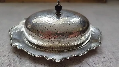£13 • Buy Vintage Silver Plated Oval Butter Dish With Lid /Bakelite Knob