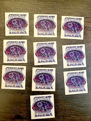 Set Of 10 Hersheypark Amusement Park Great Bear Roller Coaster Stickers Chocolat • $1.99