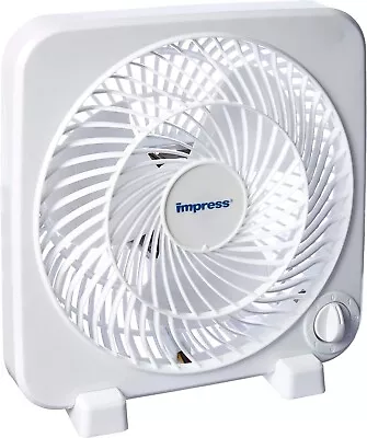 Impress 9 Inch Box Fan- White • $24.95