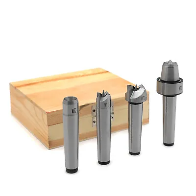 MT2 Wood Lathe Live Center Drive Spur Cup Kit Arbor Case Wooden Turning Tools • $27.64