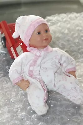 ZAPF CREATION BABY DOLL IN FULL PAJAMAS In GOOD CONDITION! LOWERED PRICE • $9.99