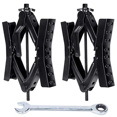 $48.15 • Buy RV Camper Chocks Wheel X Stabilizer For Travel Trailers, Wheel Chock Scissor