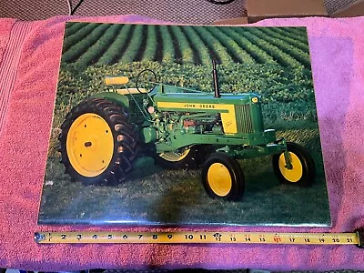 Vintage John Deere 520 Tractor Field Poster Wall Art 20 X 16 • $4.95