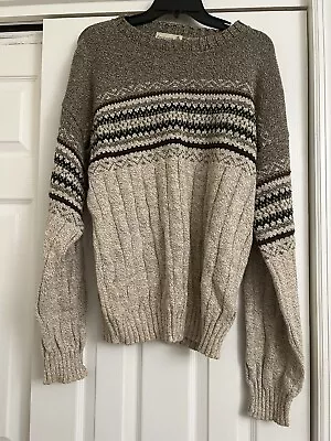 Fieldmaster Men’s Long Sleeved Pullover Sweater Size L *Damaged* • $3