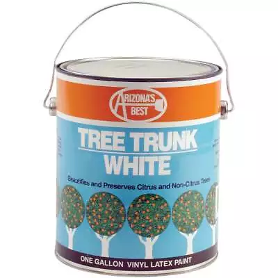 Arizona's Best White Vinyl Latex Paint 1 Gallon Tree Trunk Coating AZP30012 • $16.79