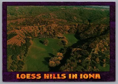 Loess Hills Iowa Monona Harrison Counties Aerial View Unposted 4x6 Postcard • $4.99