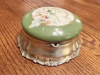 Antique Victorian Pairpoint Quadruple Plate Mt Washington Dresser Box • $95