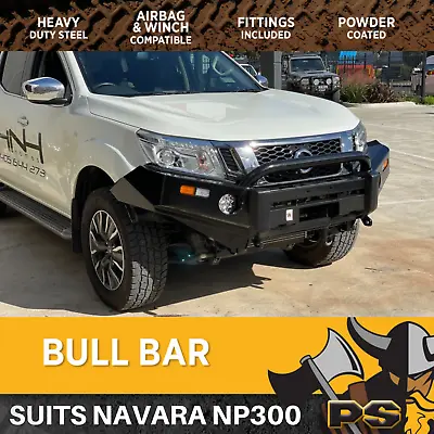 Viking X Bull Bar To Suit Nissan Navara NP300 D23 2015 - 2020 ADR Approved • $1149