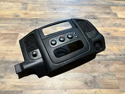 02-05 Dodge Ram Center Radio Dash Trim Bezel With Climate Control Slate Grey Oem • $169.99