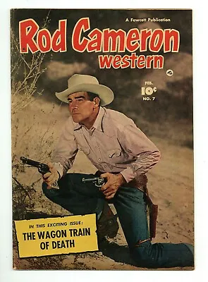 £29.82 • Buy Rod Cameron Western #7 4.5 Photo Cover Fawcett Ow Pages 1951