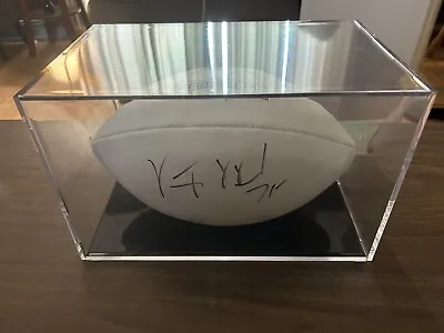 N. E. Patriots Vince Wilfork Autographed Football With Case And Certification • $105