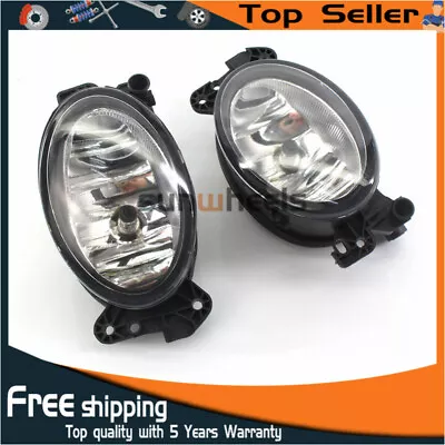 Left + Right Front Fog Light Lamp No Bulb Included For Mercedes W204 W211 07-12 • $54.08