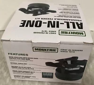 Moultrie MFHP12367 AllInOne Timer Feeder Kit 4 Programs 120 Seconds Duration • $32.99