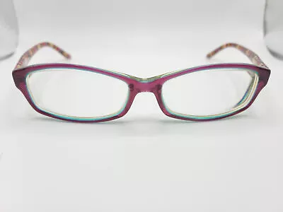 Eddie Bauer Claret Multicolor Womens Eyeglasses Frames 54□16-140 Wide Temples • $26.95