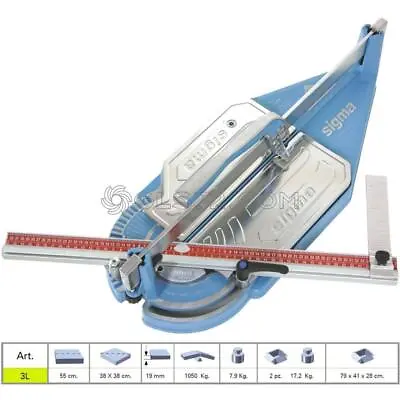 Tile Cutter Sigma 3l Machine Manual Pull Handle Cutting Lenght 55 Cm • $360.75