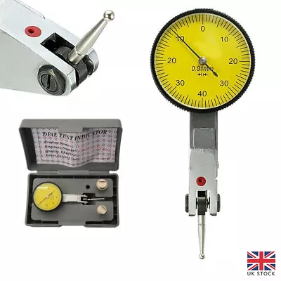 £9.99 • Buy 0.01mm Dial Test Indicator DTI Gauge Magnetic Metric Precision Clock Gauge & Box