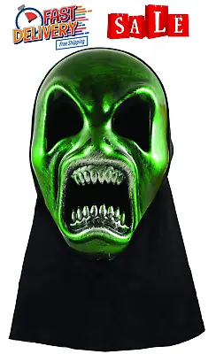 £6.09 • Buy Adult Halloween Mask Bleeding Horror Metallic Warrior Clown Scary Dead Skeleton