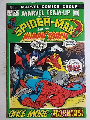 Marvel Team-Up (1972) #3 -  Very Good/Fine - Spider-Man Human Torch Morbius  • $40