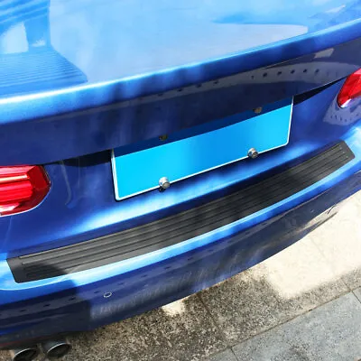 $28.88 • Buy Car Trunk Door Sill Plate Protector Universal Guard Strips  Rear Bumper Moulding