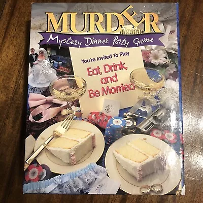 Vtg Murder A La Carte Mystery Party Game Eat Drink And Be Married • $20