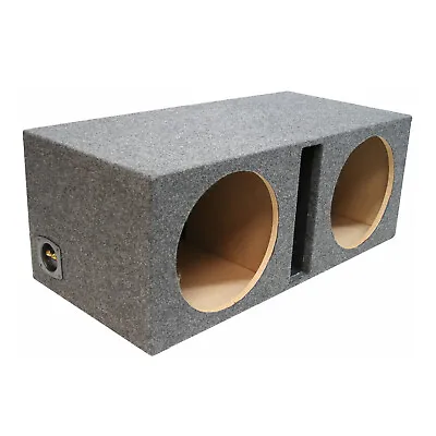 Car Audio Dual 15  Vented Subwoofer Stereo Sub Box Ported Enclosure 3/4  MDF • $109.95