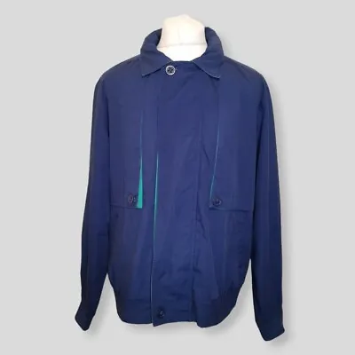 Gabicci Jacket Mens Size L Blue Windbreaker Style Vintage Gabicci Jacket  • £18