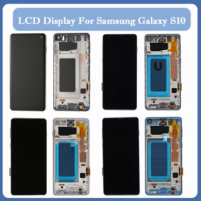 For Samsung Galaxy S10 G973 LCD Display Touch Screen Digitizer Assembly W/Frame • $57.34