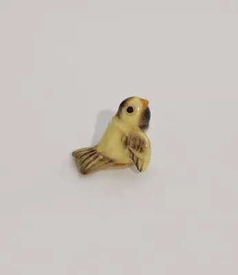 HR Hagen Renaker Miniature Chickadee Baby Figurine Yellow Black Figurine • $20