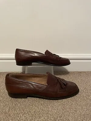 R Martegani Loafers Brown Shoes 10.5D Made In Italy Exclusive Barneys New York • £44.99