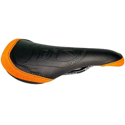 S&m Bmx Shield Thin Railed Seat Black/orange Sunday Primo Cult Odyssey • $33.95