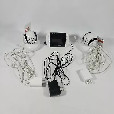 Motorola Model MBP33BU Digital Video Baby Monitor With 2 Cameras And Chargers • $62.59