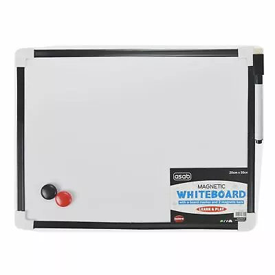 £3.99 • Buy A4 Magnetic Whiteboard Office Memo Dry Wipe Small Notice Board School Home