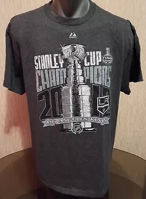 Majestic NHL LA Kings Stanley Cup Shirt (Size L) • $15