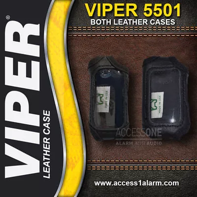 Viper 5501 Protective LEATHER Remote Control Cases For Both Remotes 7752V 7652V  • $35.99